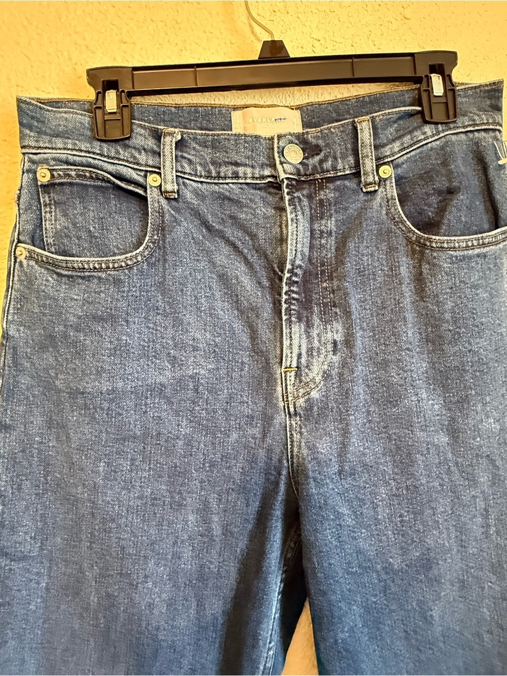 Everlane Boyfriend Jeans in Medium Blue - Picture 3 of 5
